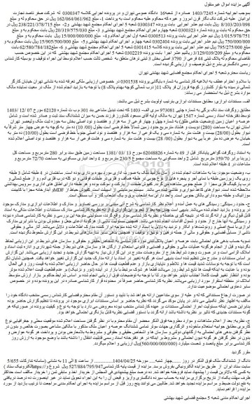 مزایده 5/655 دانگ از ششدانگ ملک
