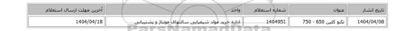 تکنو کلین 650 - 750