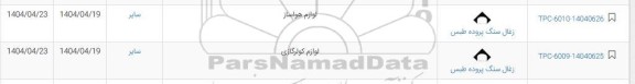 استعلام لوازم هواساز ...