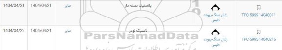 استعلام لاستیک لودر