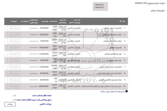 مزایده چوب تراش ....