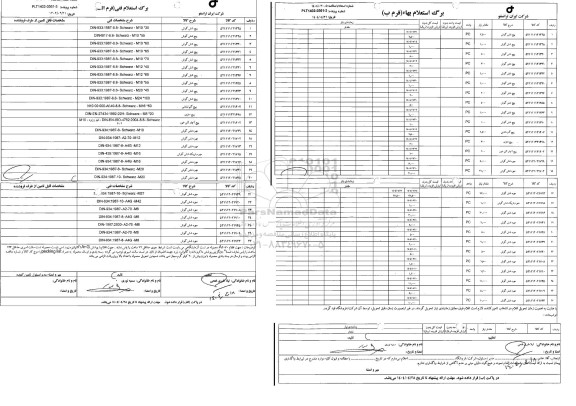 مناقصه، استعلام پیچ شش گوش.... 