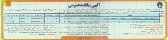 مناقصه جمع آوری و حمل پسماند، لایروبی، تنظیف معابر و سایر امورات...