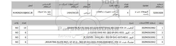 استعلام کلیوزهای چپ و راست