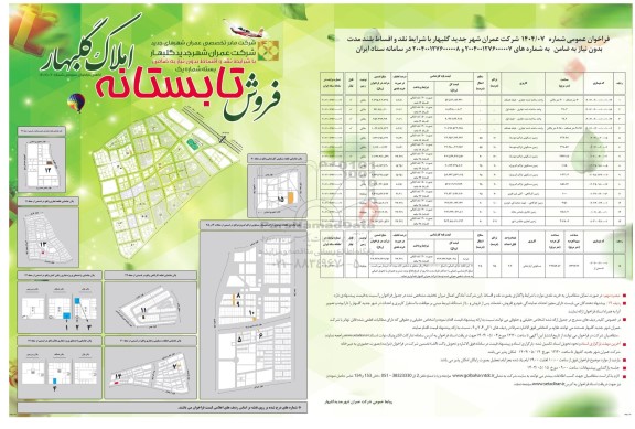 مزایده فروش 14 ملک بصورت زمین مسکونی، تجاری ، کارگاهی