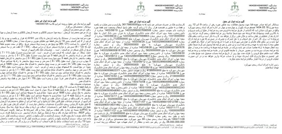 مزایده فروش یک واحد آپارتمان به پلاک 9191 فرعی از دو اصلی