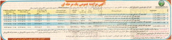 مزایده فروش چوب آلات