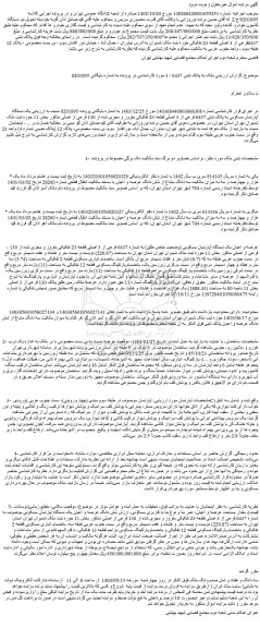 مزایده یک دستگاه آپارتمان مسکونی به پلاک ثبتی 6437 فرعى از 3 اصلى قطعه 23 تفکیکى مفروز و مجزى شده از 130 فرعى از اصلى