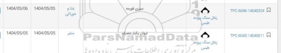 استعلام سبزی قورمه - لیوان یکبار مصرف 