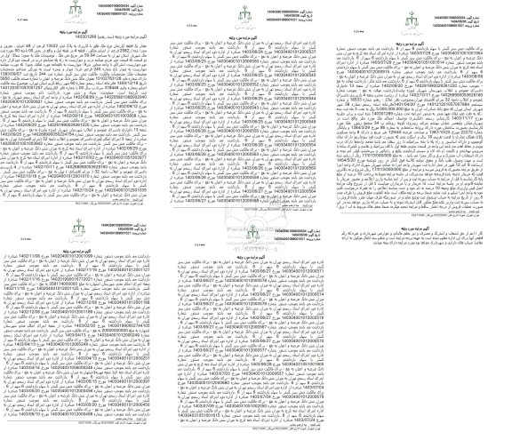 مزایده یک قطعه اپارتمان با کاربری به پلاک ثبتی 13522 فرعی از 49 اصلی 