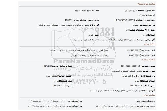 مزایده، پاور گرین