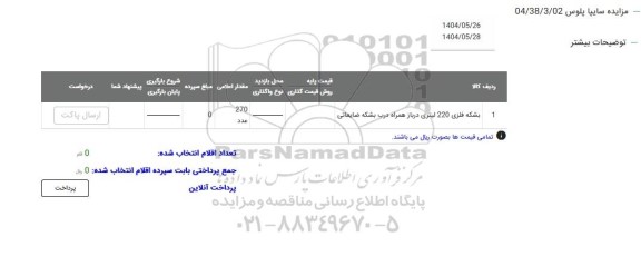 مزایده بشکه فلزی 220 لیتری درباز همراه درب بشکه ضایعاتی