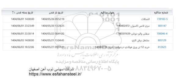 استعلام اتصالات........