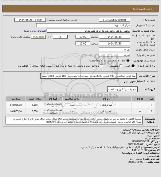 استعلام پنبه توپی بهداشتی 100 گرمی 3000 بسته -پنبه ساده بهداشتی 100 گرمی 3000 بسته