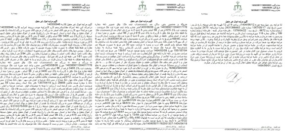 مزایده پلاک ثبتی 98.3400 اصلی در قطعه دو بخش 5 