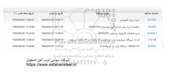 استعلام خرید روغن کمپرسور ...