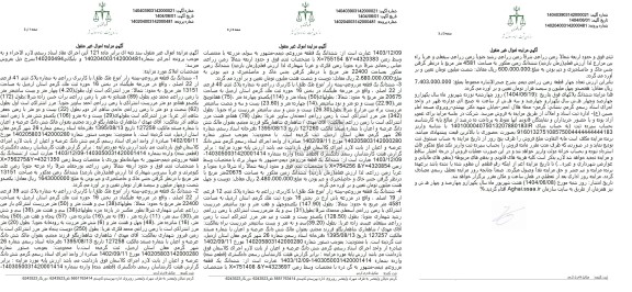 مزایده فروش یک قطعه مزروعی به پلاک ثبتی 41 فرعی از 22 اصلی 