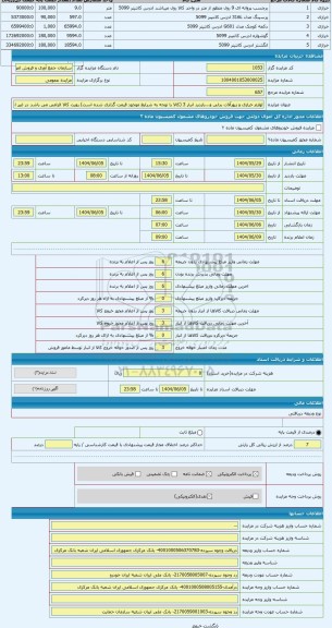 مزایده ، لوازم خرازی و زیورآلات بدلی و...بازدید انبار 3 (کالا با توجه به شرایط موجود قیمت گذاری شده است) رویت کالا الزامی می باش
