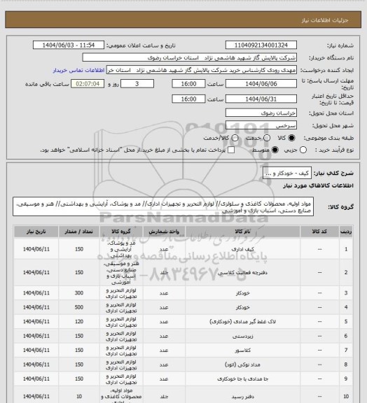 استعلام کیف - خودکار و ...