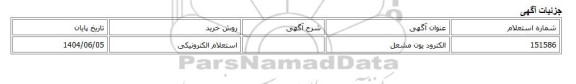 استعلام الکترونیکی، الکترود یون مشعل