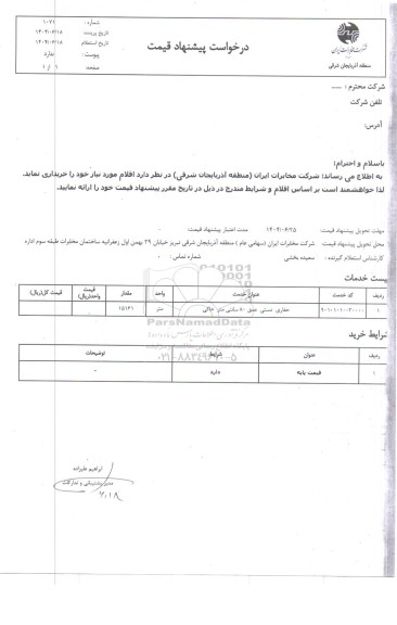 استعلام حفاری دستی عمق 80 سانتی متر خاکی