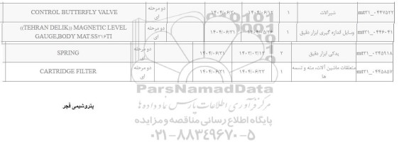 استعلام   CONTROL BUTTERFLY VALVE...