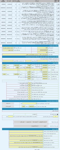 مزایده ، انواع لوازم برقی و خانگی