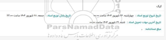 استعلام کیک