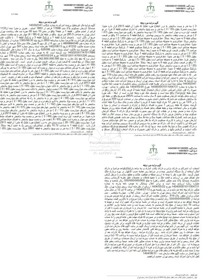 مزایده ششدانگ آپارتمان مسکونی پلاک ثبتی 17698 فرعی از 1863 اصلی ...