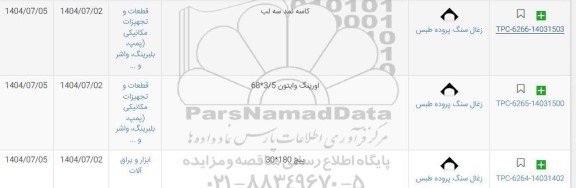 استعلام کاسه نمد سه لب