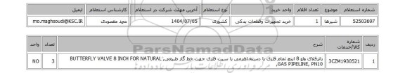 استعلام شیرها