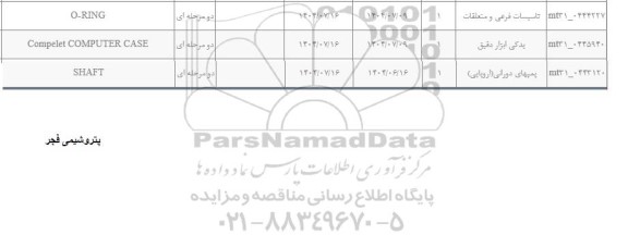 استعلام O - RING ...