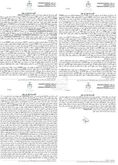 مزایده ششدانگ یک قطعه زمین به مساحت 180 مترمربع 