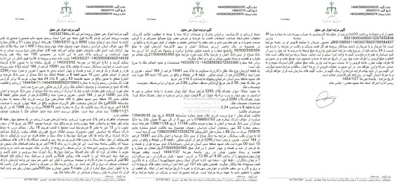 مزایده فروش توقیف پلاک ثبتی 13081 فرعی از 184 اصلی