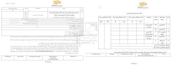 استعلام سرویس و شارژ کپسول پودری آتش نشانی ...