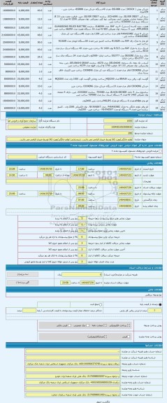 مزایده ، لوازم خانگی/رویت کالا توسط خریدار الزامی می باشد.