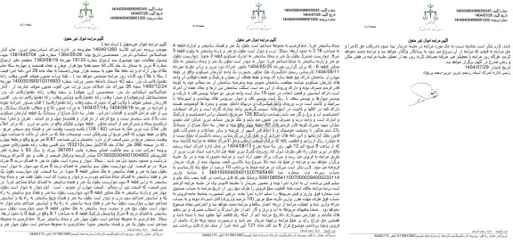 مزایده  مقدار سه دانگ فشاع از ششدانگ یک قطعه آپارتمان مسکونی