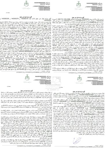 مزایده فروش ششدانگ یک قطعه باغ با کاربری زراعی - باغ