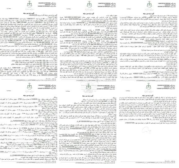 مزایده فروش یک قطعه زمین نوع ملک طلق با کاربری به پلاک ثبتی 841 فرعی از 1 اصلی...