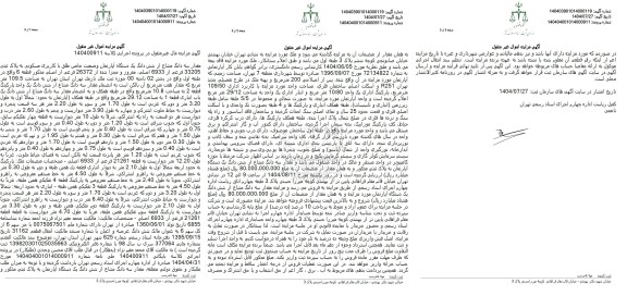 مزایده فروش سه دانگ یک دستگاه آپارتمان مسکونی به مساحت 109.5 مترمربع 