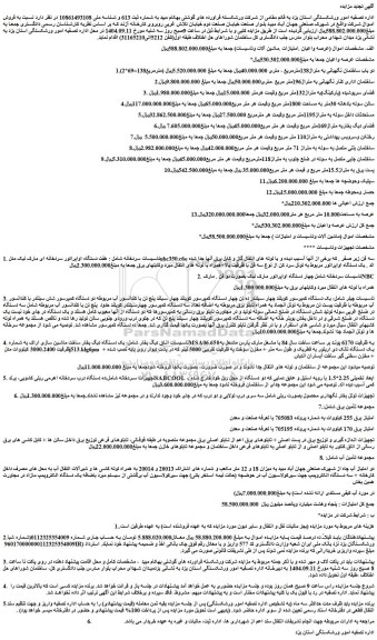 مزایده دو باب ساختمان نگهبانی به متراژ138مترمربع و...