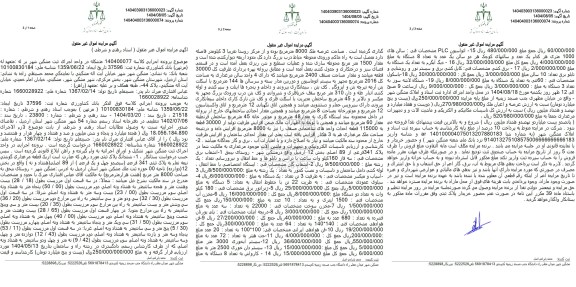 مزایده ششدانگ یک قطعه مرغداری گوشت تحت پلاک ثبتی 341 فرعی از 89 اصلی 