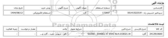 استعلام الکترونیکی، گارد