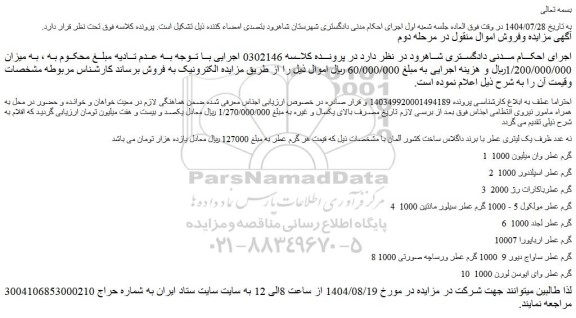 مزایده نه عدد ظرف یک لیتری عطر با برند داگلاس