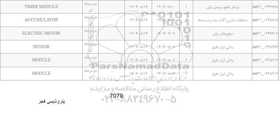 استعلام TIMER MODULE 