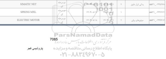 استعلام SIMATIC NET...