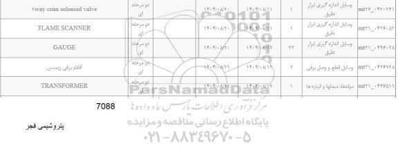 استعلام وسایل اندازه گیری ابزار دقیق ...