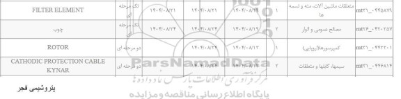 استعلام FILTER ELEMENT....