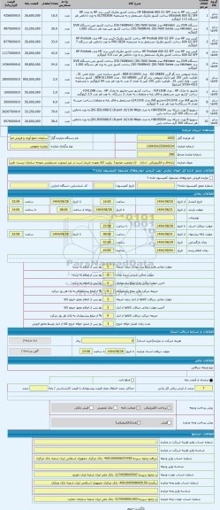 مزایده ، رایانه ای و الکترونیکی ، اداری   -(با وضعیت موجود)  روئیت کالا بعهده خریدار است در غیر اینصورت مسئولیتی متوجه سازمان نی