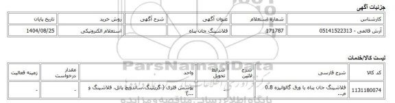 استعلام الکترونیکی، فلاشینگ جان پناه